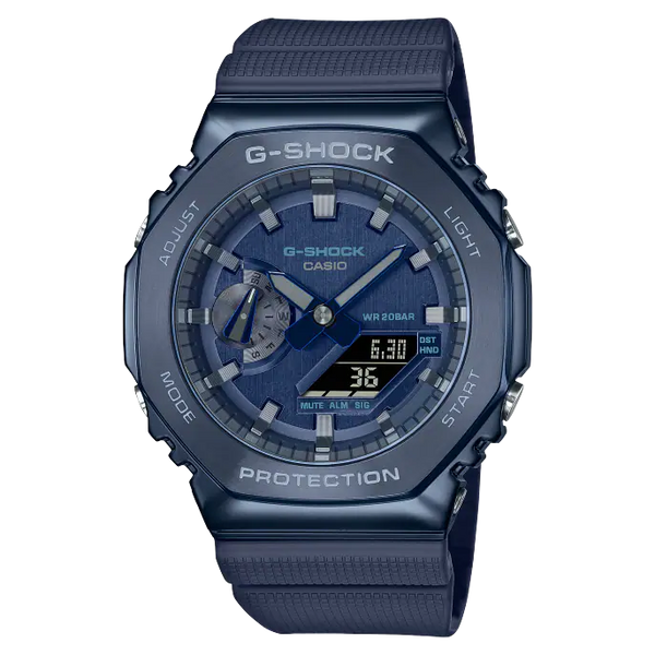CASIO G-SHOCK Analog-Digital Blue Dial Men's Watch #GM-2100N-2ADR