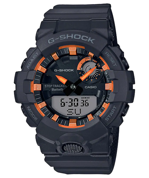 CASIO G-SHOCK Chronograph Black Dial Quartz Men's Watch #GBA-800SF-1ADR